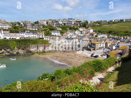 Port Isaac scene Foto Stock