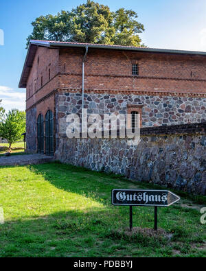 La germania,Stolpe an der Peene, Gutshaus Stolpe station wagon. Storica