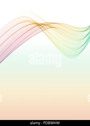 Nice abstract onda fiamma di sfondo per la presentazione Foto Stock