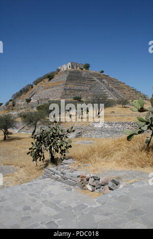 La Piramide di El Pueblito a El Cerrito, Corregidora Querétaro Foto Stock