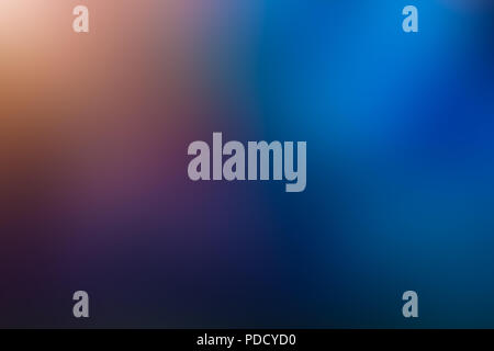 Blur Blu Arancione Rosa viola la sfocatura dello sfondo astratto Foto Stock