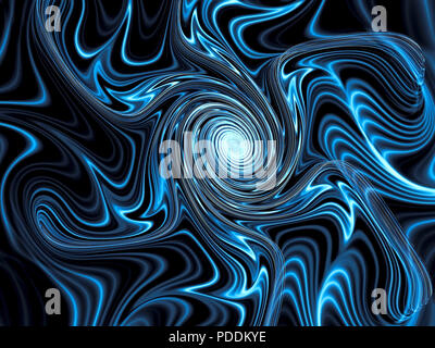 Abstract sfondo a spirale - generati digitalmente immagine Foto Stock