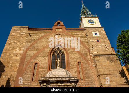 Cattedrale di Saint Jean Baptiste di Perpignan, Pyrénées-Orientales, Occitanie, Francia Foto Stock