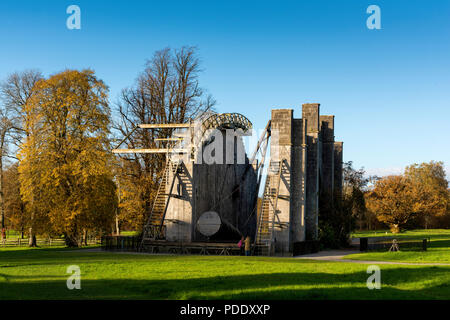 Il grande telescopio al Castello di Birr, il più grande del mondo quando costruito nel 1840's portano alla natura a spirale delle galassie di essere scoperto. Foto Stock