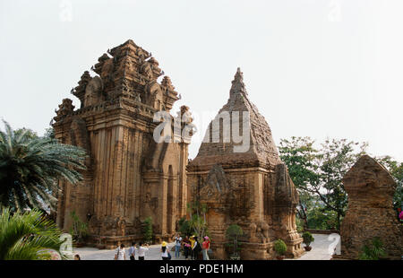 Po Nagar Cham Towers di Nha Trang, Vietnam Foto Stock