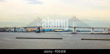 Yokohama Bay BridgeTokyo sospensione Giappone Asia Foto Stock