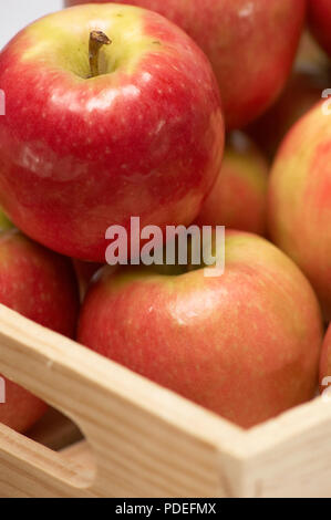 Fresche mele biologiche Melbourne, Victoria, Australia Foto Stock