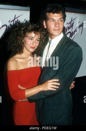 Jennifer Grey e Patrick Swayze 1987 foto da John Barrett/PHOTOlink.net /MediaPunch Foto Stock