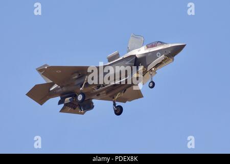 No. 617 Squadrone dimostrando il futuro della Royal Air Force con il nuovo Lockheed Martin F-35B Lightning II A RIAT 2018 Foto Stock