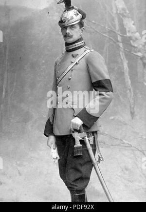 269 ritratto, uomo, uniforme, studio, spada, medaglia Fortepan 4345 Foto Stock