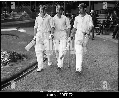 157 SLNSW 35889 Prova NSWEngland 24 Novembre 1936 Foto Stock