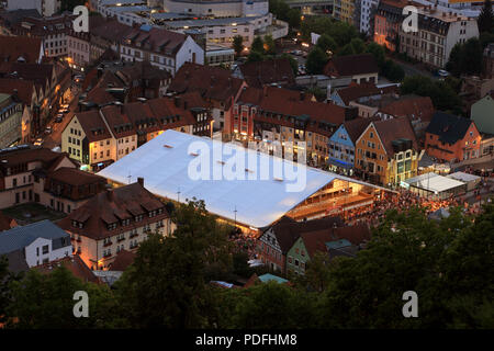 Annuale Festival della birra con il nuovo festival tenda a partire dal 2018, Kulmbach, Alta Franconia, Baviera, Germania Foto Stock