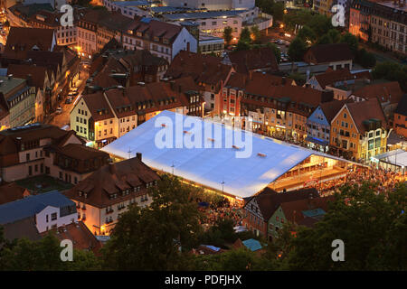 Annuale Festival della birra con il nuovo festival tenda a partire dal 2018, Kulmbach, Alta Franconia, Baviera, Germania Foto Stock