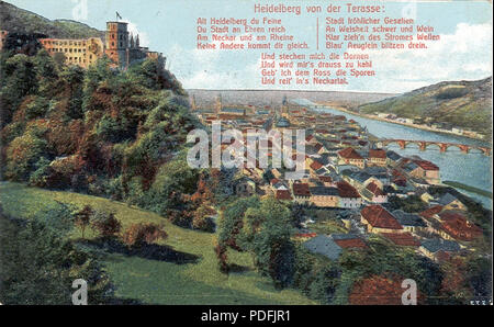 150 Heidelberg - Schloss Foto Stock