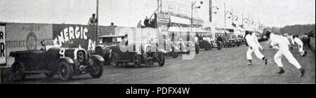 118 Départ des 24 Heures du Mans 1927 Foto Stock