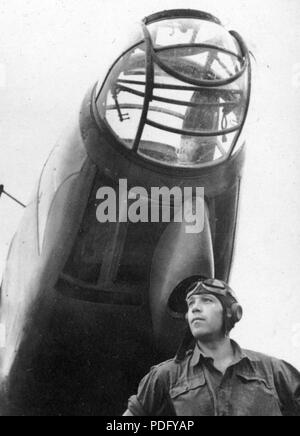 131 Focke-Wulf Fw-58K gyakorlóbombázó repülőgép. Fortepan 10467 Foto Stock