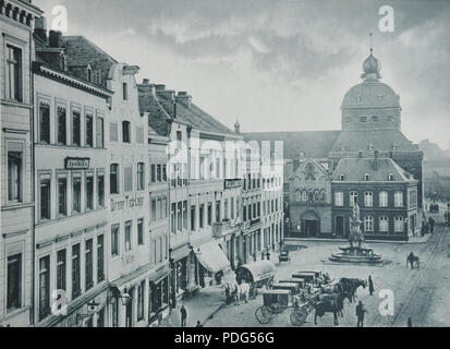 183 Koeln in Bildern, Tafel 33. Der Waidmarkt Foto Stock