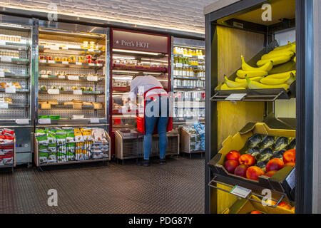 Pret a Manger, Sheffield, Regno Unito Foto Stock