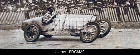 224 Meo Costantini Vainqueur du Grand Prix d'Espagne 1926 sur Bugatti Tipo 35 Foto Stock