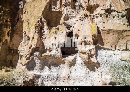 Il Canyon in Bandelier National Monument, Nuovo Messico Foto Stock