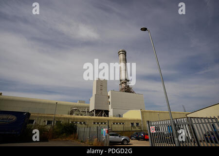 Centrale elettrica a Corby Northamptonshire England Regno Unito Foto Stock