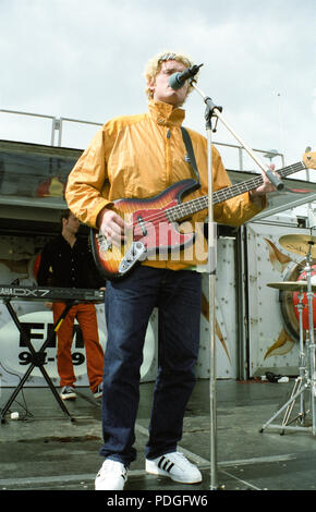 Dodgy BBC radio 1 un Roadshow Blackpool luci si accendono 1 settembre 1996 Foto Stock