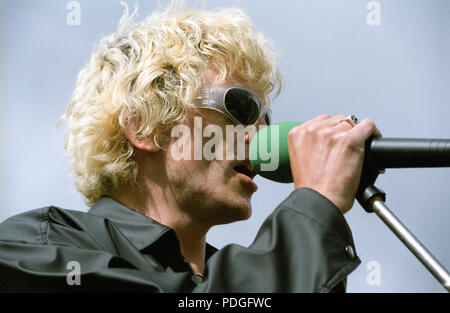 Dodgy BBC radio 1 un Roadshow Blackpool luci si accendono 1 settembre 1996 Foto Stock