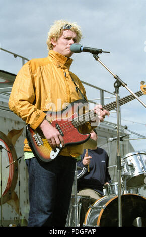 Dodgy BBC radio 1 un Roadshow Blackpool luci si accendono 1 settembre 1996 Foto Stock