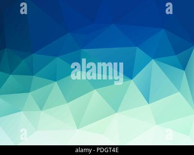 Abstract verde pastello blu poligonale sfondo vettoriale Illustrazione Vettoriale