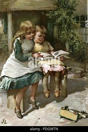 219 Maria Konopnicka - Szczęśliwy światek (1895) pagina 06a Foto Stock