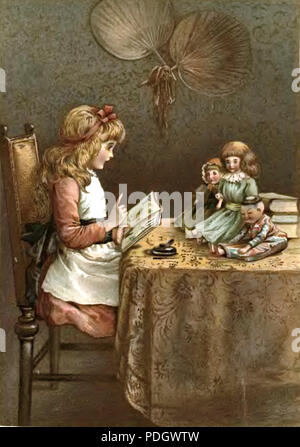 219 Maria Konopnicka - Szczęśliwy światek (1895) pagina 10a Foto Stock