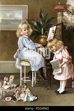 219 Maria Konopnicka - Szczęśliwy światek (1895) pagina 15a Foto Stock