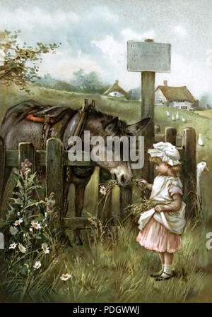 219 Maria Konopnicka - Szczęśliwy światek (1895) pagina 27a Foto Stock