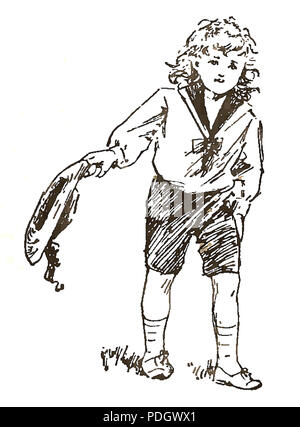 219 Maria Konopnicka - Szczęśliwy światek (1895) pagina 36a Foto Stock