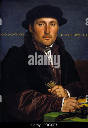Ritratto di un giovane imprenditore Hans Holbein (giovani) (1497 Augsburg - 1543 Londra) tedesco Germania Foto Stock