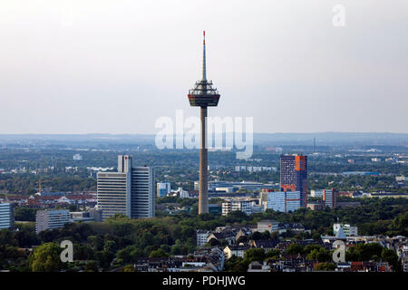 Colonia, Deutschland. 09Aug, 2018. La torre Colonius in Koln-Ehrenfeld. Koln, 09.08.2018 | Utilizzo di credito in tutto il mondo: dpa/Alamy Live News Foto Stock