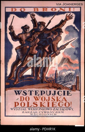 267 polacco-propaganda sovietica poster 14 Foto Stock