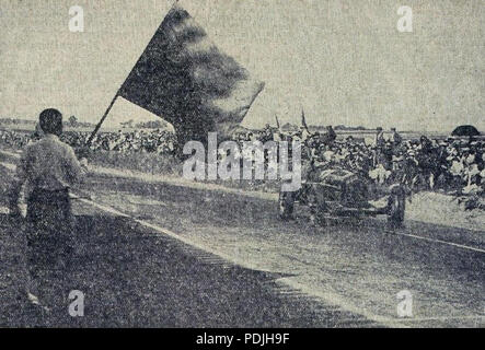 355 Tazio Nuvolari Vainqueur du Grand Prix de l'ACF 1932 Foto Stock