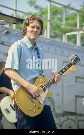 Super Furry Animals BBC radio 1 Roadshow Torquay 9 Agosto 1996 Foto Stock