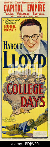 98 Poster - Freshman, (1925) 03 Foto Stock