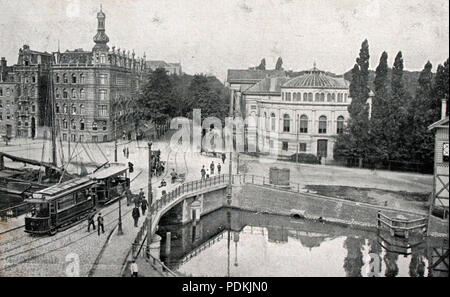 265 Plantage Middenlaan incontrato tram 1905 Foto Stock