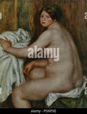 27 Pierre-Auguste Renoir - Baigneuse assise (1913) Foto Stock