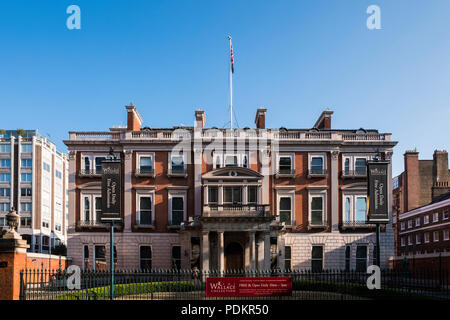Hertford House, Manchester Square, London, England, Regno Unito Foto Stock