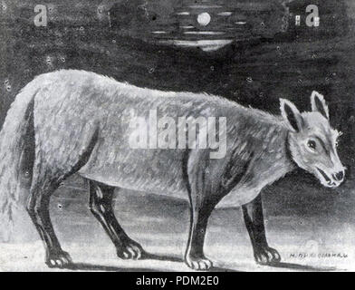 30 U Pirosmani. Jackal Foto Stock