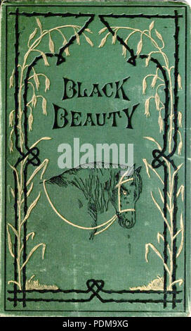 81 BlackBeautyCoverFirstEd1877 Foto Stock