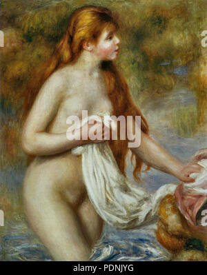 27 Pierre-Auguste Renoir - Baigneuse aux cheveux longs (1) Foto Stock