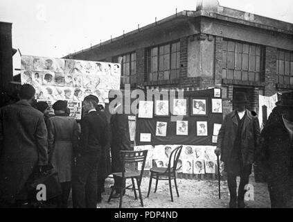 3 caricatura, disegno, sedia Fortepan 14385 Foto Stock