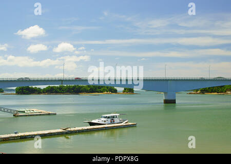 Amakusa quarto ponte, Prefettura di Kumamoto, Giappone Foto Stock