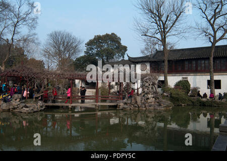 Giardini classici di Suzhou Foto Stock