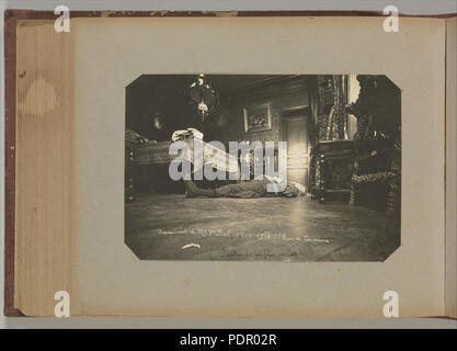 2 album di Parigi le scene del crimine - attribuito ad Alphonse Bertillon. DP263790 Foto Stock